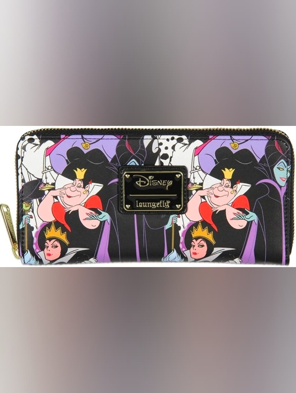 Loungefly Disney Villains Allover Print Wallet NWT